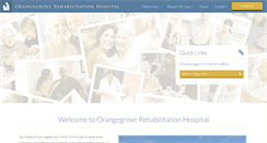 Desktop Screenshot of orangegroverehabilitationhospital.com